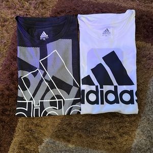 2 adidas shirts